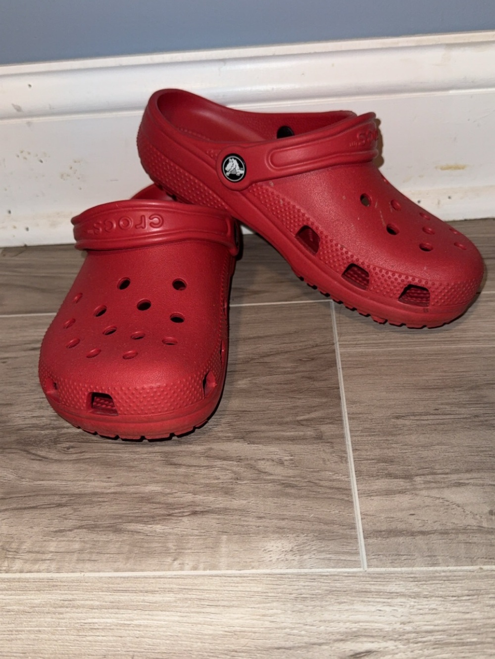 CROCS Kids Classic Clog in Red